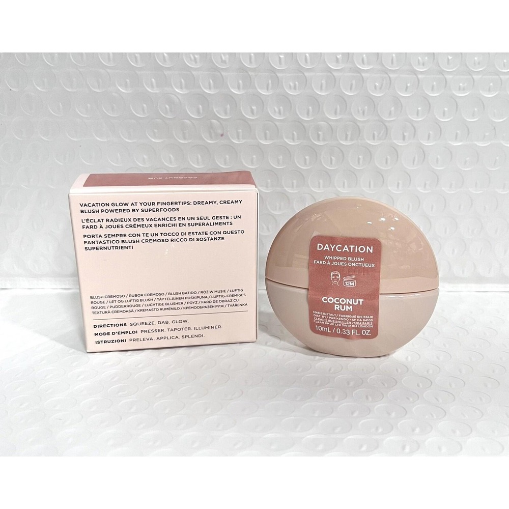BITE Beauty Daycation Whipped Blush Papaya Extract "COCONUT RUM" Sealed In Box - Picture 2 of 8